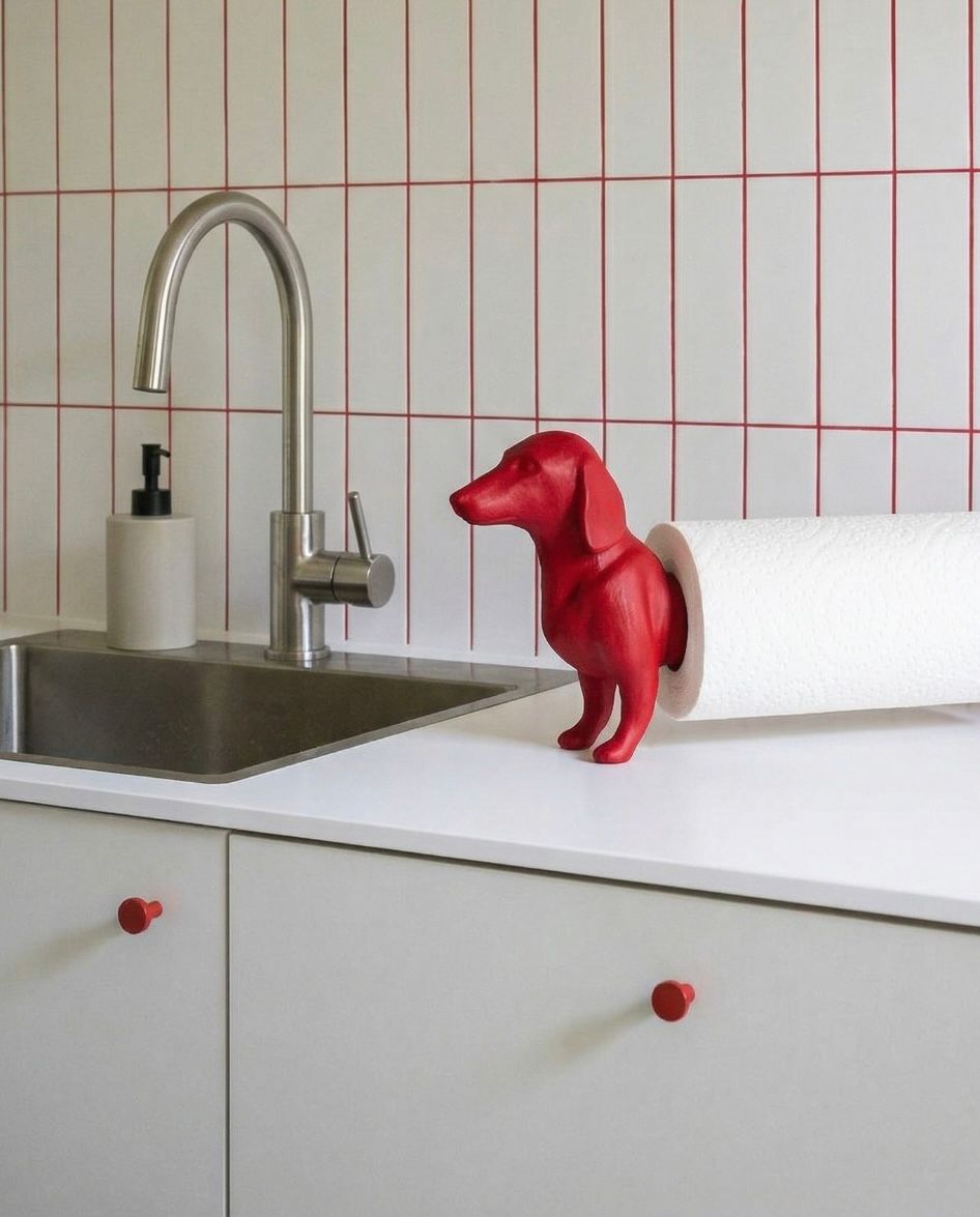 Dachshund Paper Towel Holder