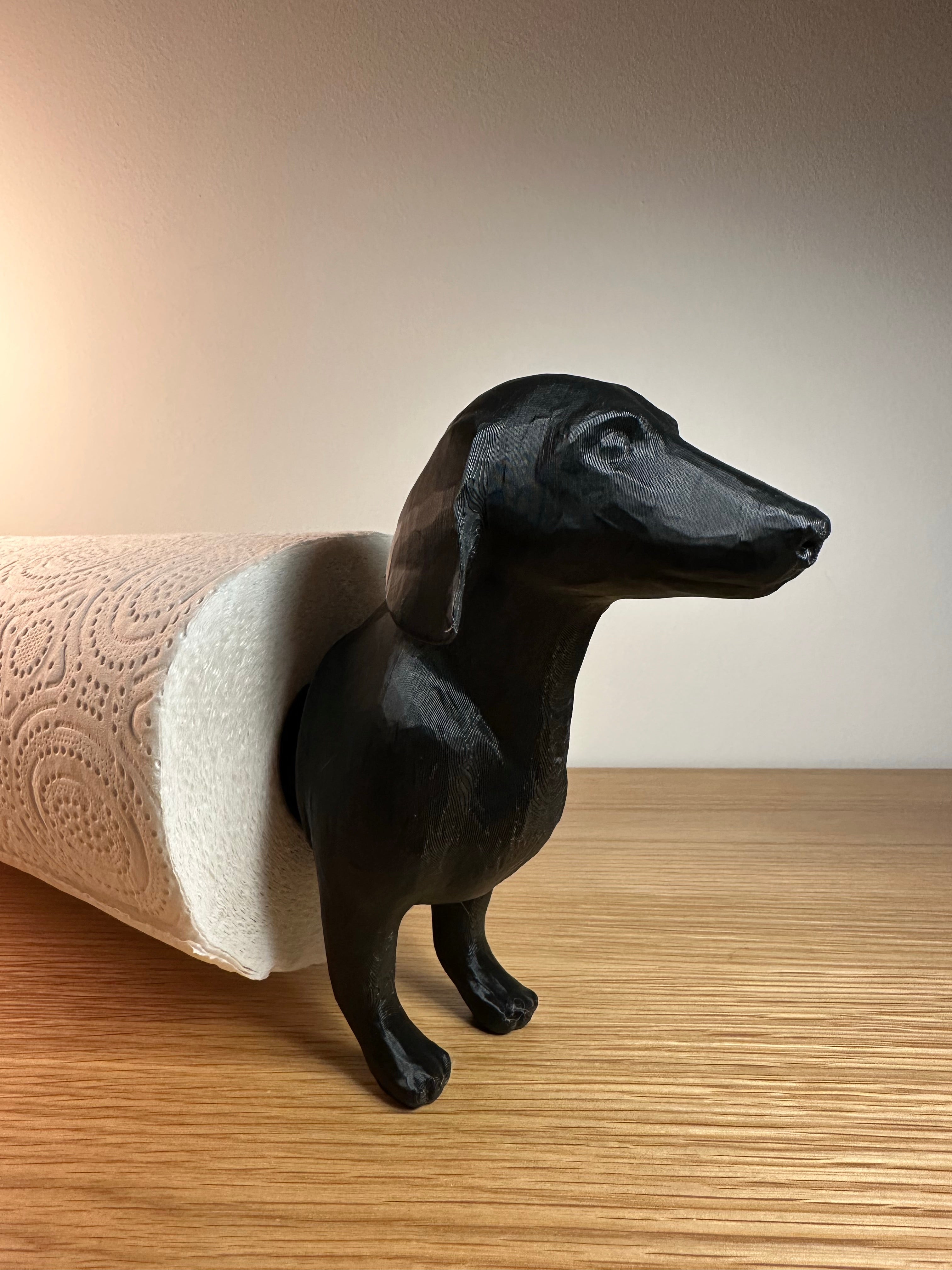 Dachshund Paper Towel Holder