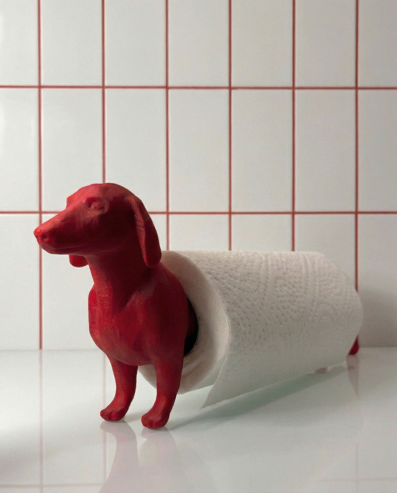 Dachshund Paper Towel Holder
